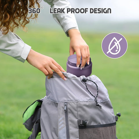 BOSEDSANG 13.5oz capacity supports kid-friendly meals on outings.