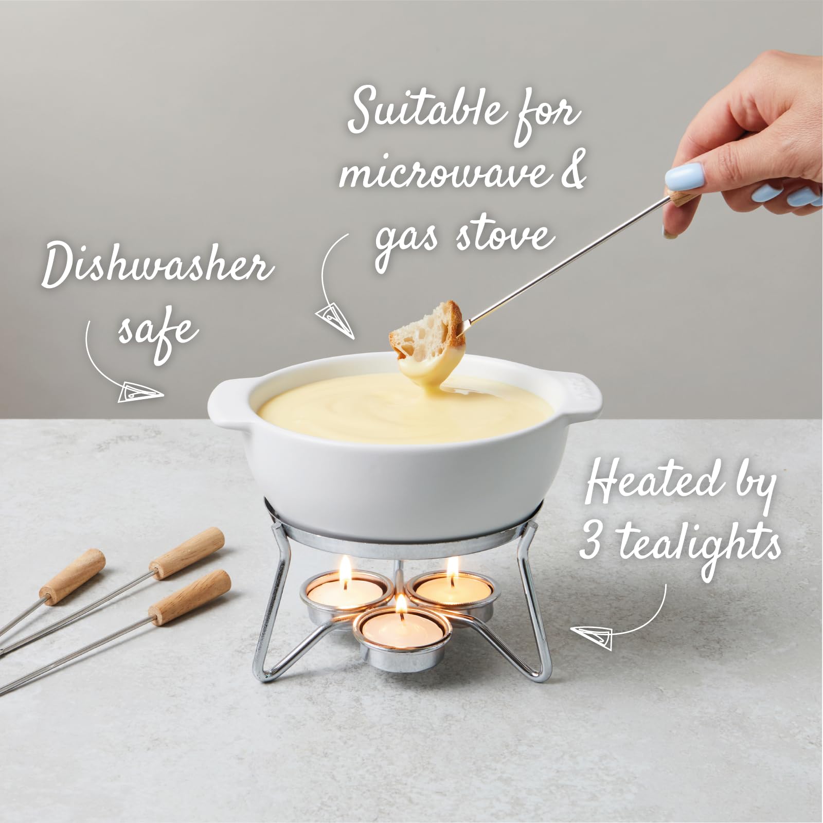 Boska dishwasher-safe design makes cleanup quick after shared snacks.