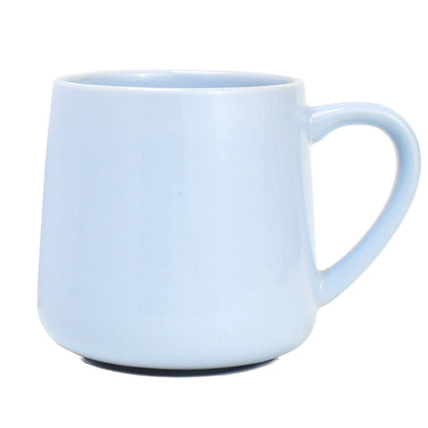 Bosmarlin 18oz blue large glossy ceramic mug for everyday coffee or tea