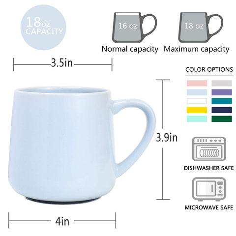Bosmarlin sturdy blue ceramic mug designed for daily use