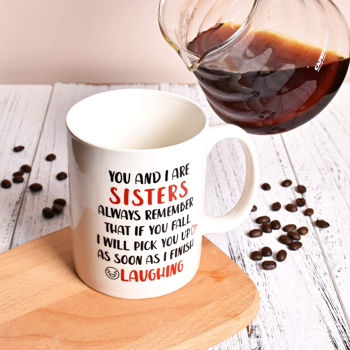 Bosmarlin Funny Sister mug ideal for office coffee breaks and home mornings.