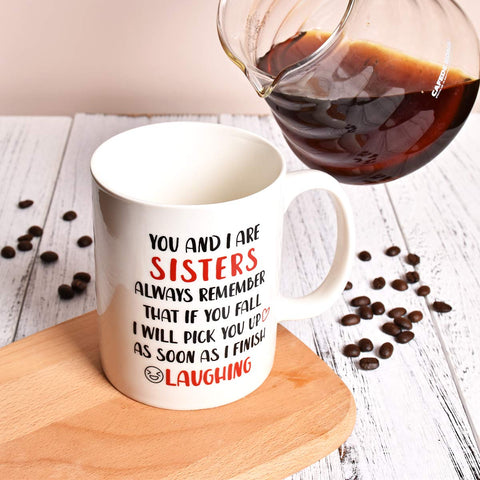 Bosmarlin Funny Sister mug ideal for office coffee breaks and home mornings.