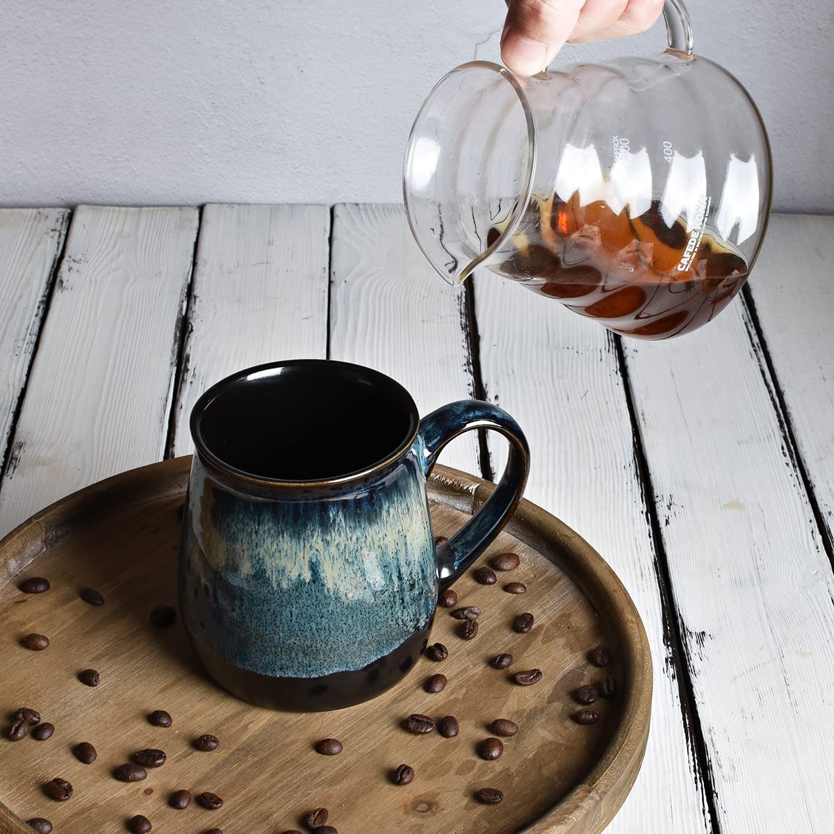 Bosmarlin mug with dishwasher-safe icon for easy cleaning after use.