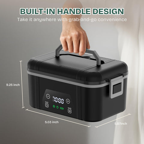 Bospewtse 5-5 cup interior capacity suitable for multiple portions.