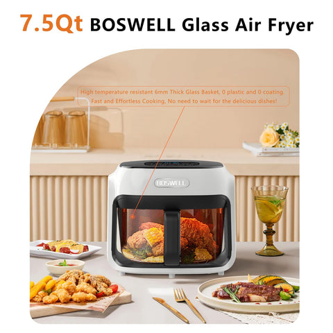 BOSWELL 7.5QT with presets for simple, reliable cooking.