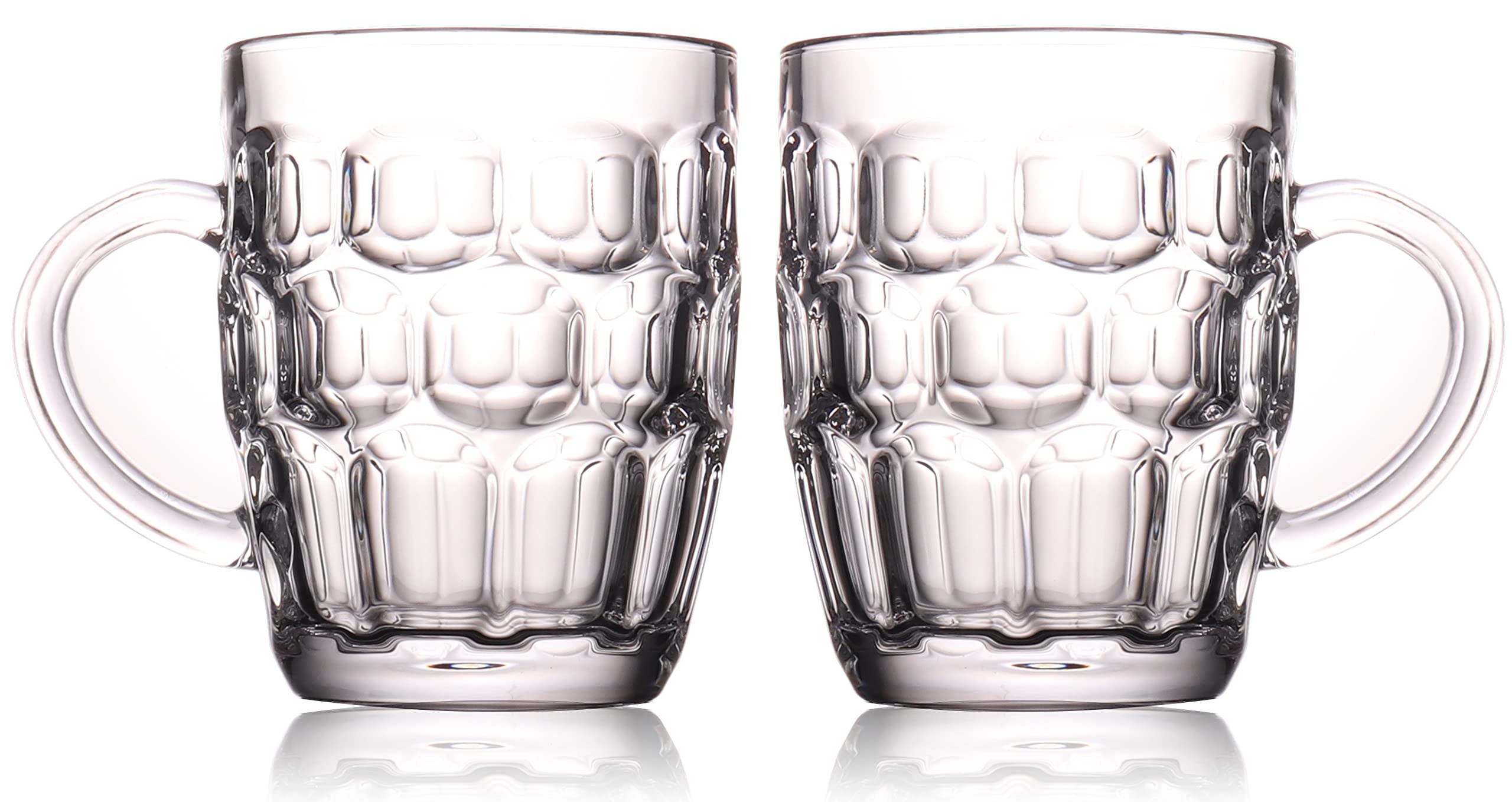 BothEarn pint dimpled mug front view for home bar style
