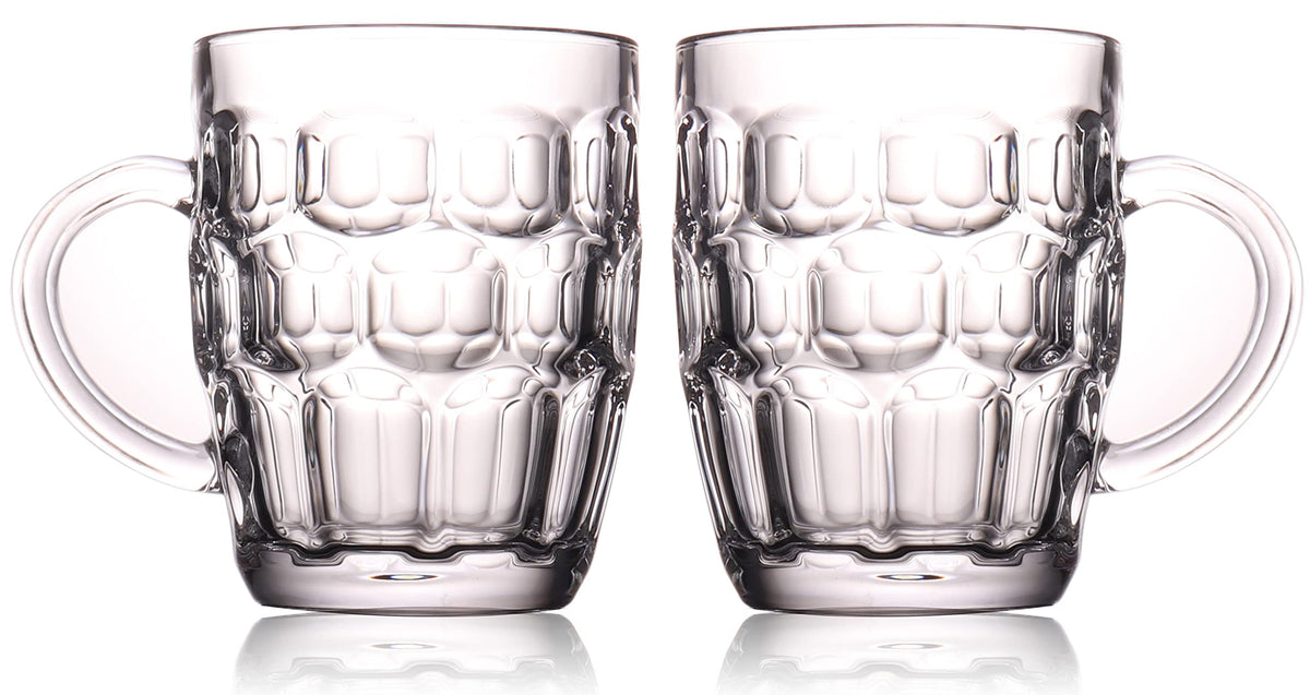 BothEarn pint dimpled mug front view for home bar style