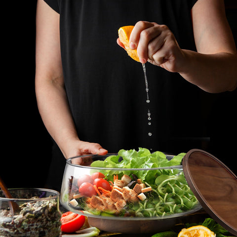 BOTOP dishwasher-safe glass bowl for easy cleanup after gatherings