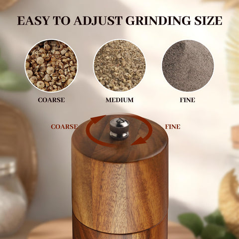 BOTOP refillable grinders on countertop for fresh seasoning.