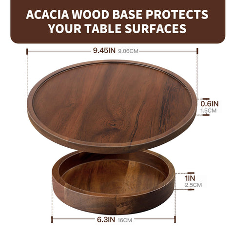 BOTOP transparent glass salad bowl presented on the dining table