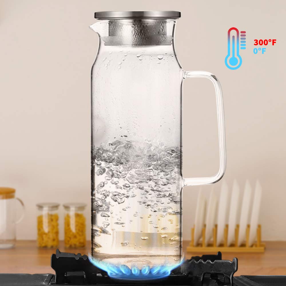 BOTTLE BOTTLE pitcher handle detail emphasizing a comfortable grip for serving.