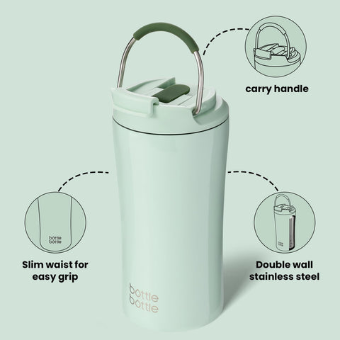 BOTTLE BOTTLE straw brush included for easy long-term cleaning