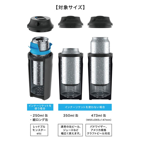 BottleKeeper CanKeeper sweat-proof exterior prevents condensation on surfaces.