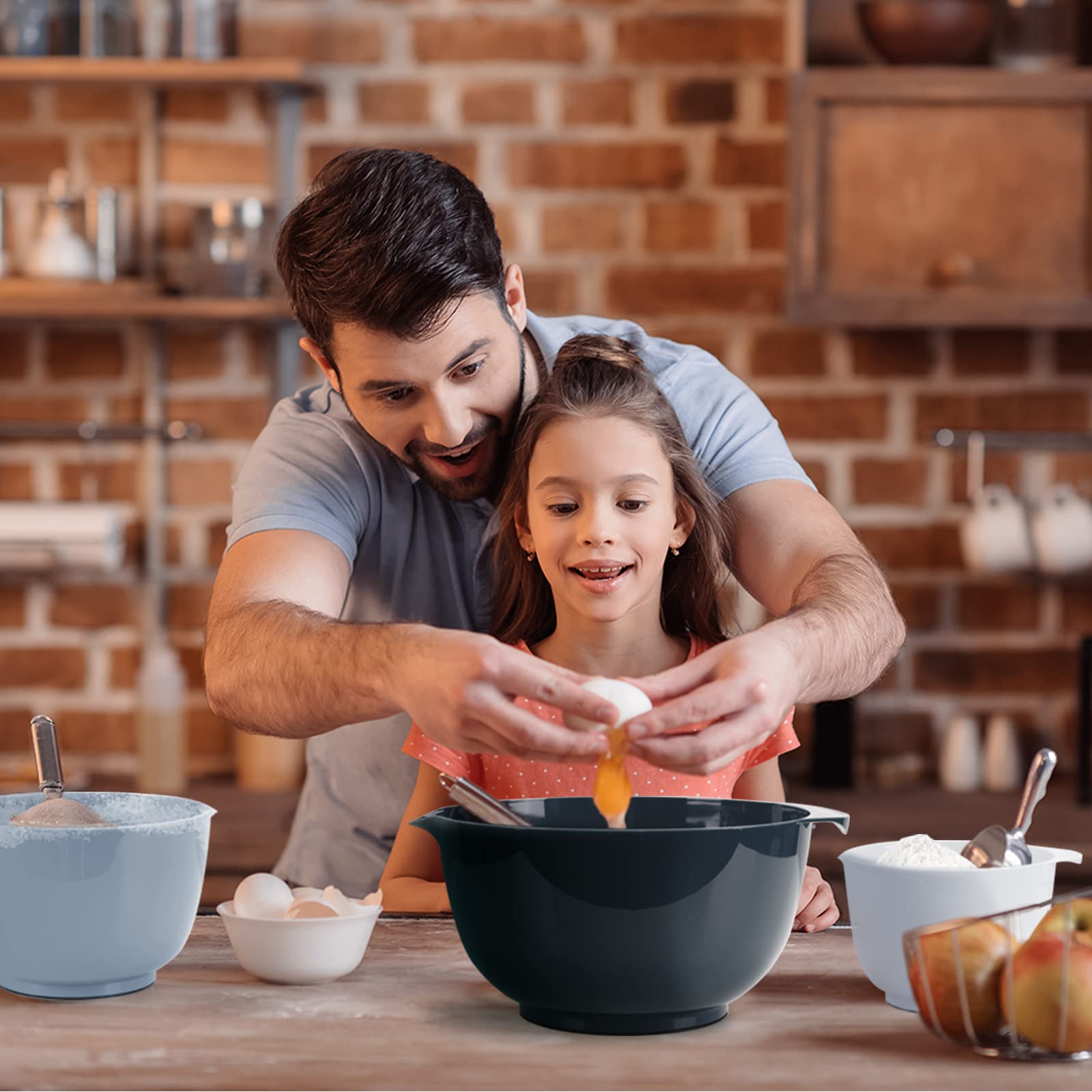 BoxedHome bowl set sizes from 1.7 to 4.5 qt for versatile prep.