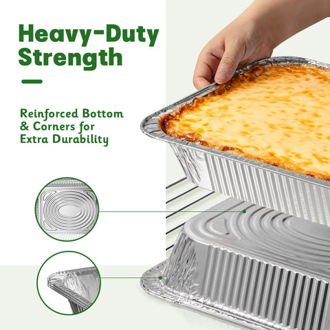 Boxential 9x13 pan stack demonstrates compact storage.