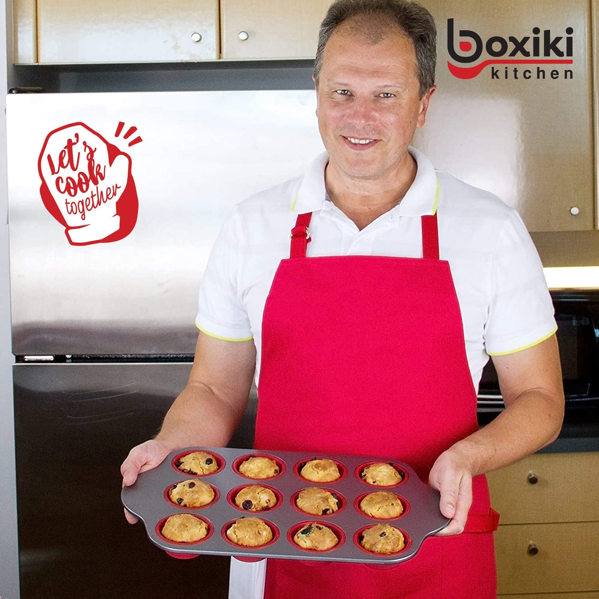 Boxiki Kitchen anti-warp design keeps shape through many bakes