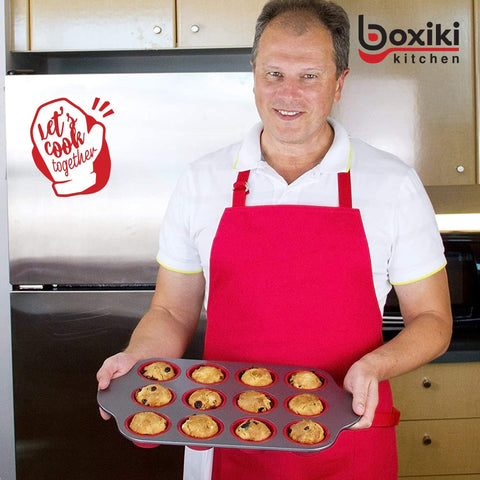 Boxiki Kitchen anti-warp design keeps shape through many bakes
