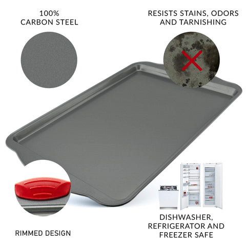 Boxiki Kitchen sheet pan with even heat distribution