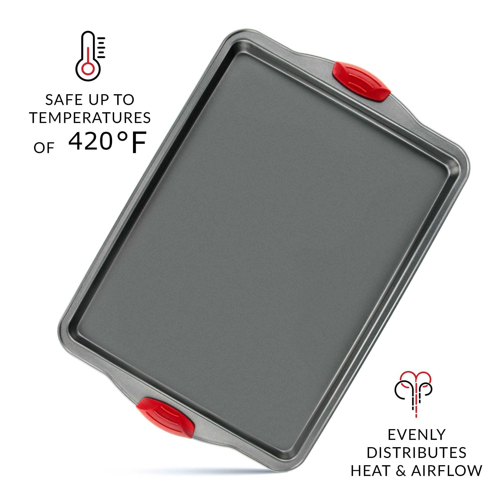 Boxiki Kitchen non-stick surface for clean food release