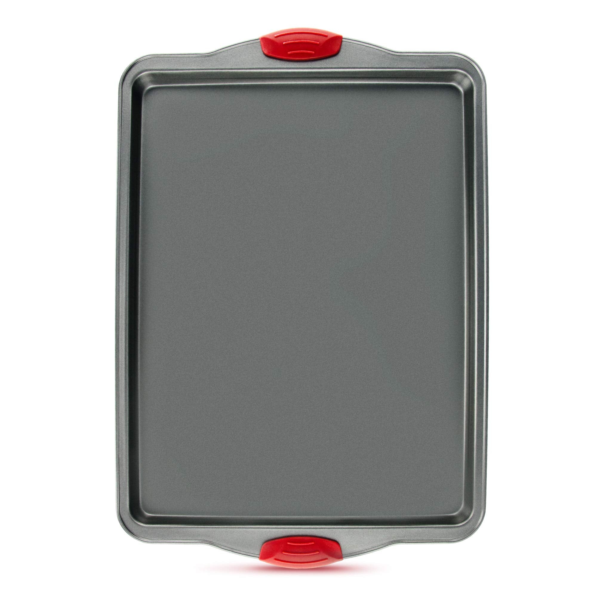 Boxiki Kitchen non-stick baking sheet releasing brownies smoothly