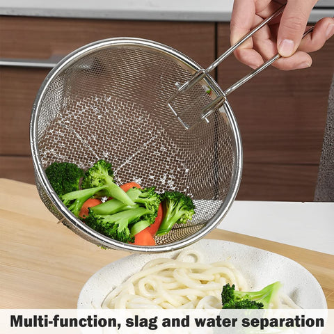 Boxweer multi-use fryer basket supports fries, nuggets, vegetables and more.