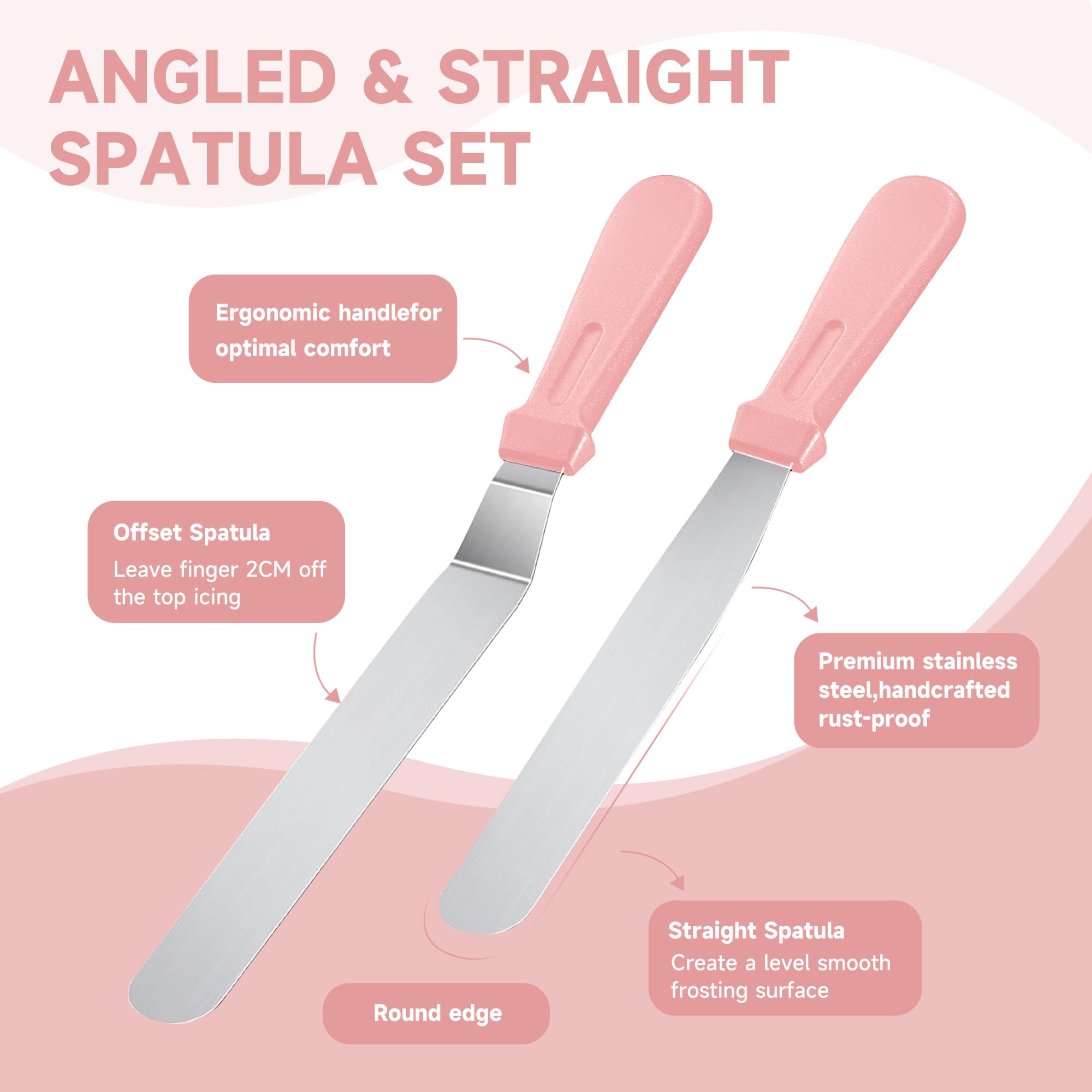 Boyun decorating tools including scrapers, nozzles, and cutters for versatile designs.
