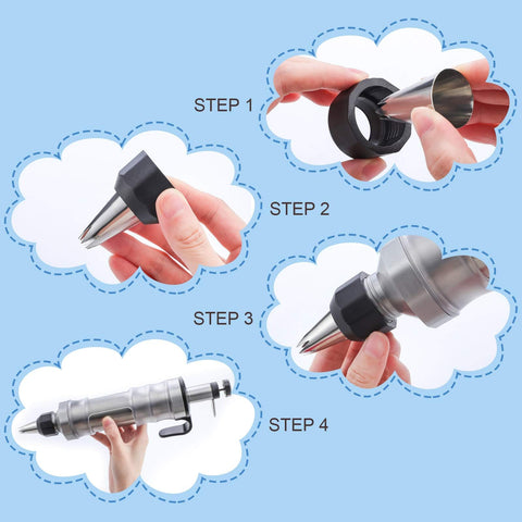 Boyun cake scrapers set helps achieve clean cake edges and polished layers
