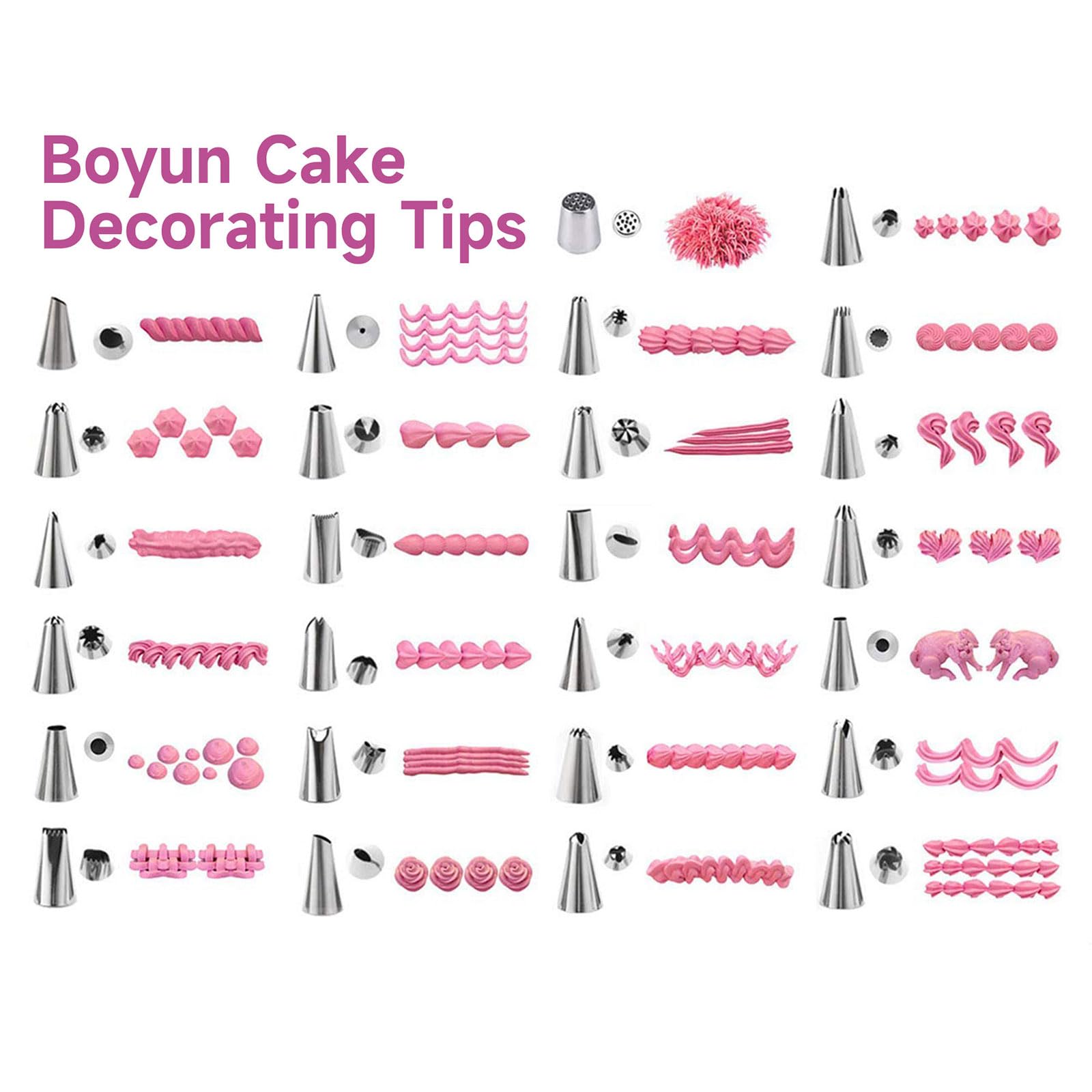 Boyun cleaning brushes keep tools hygienic between decorating sessions.