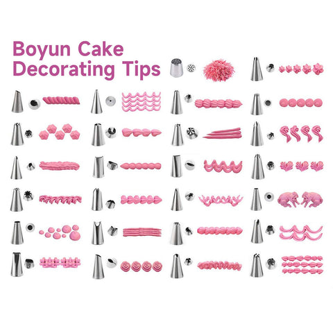 Boyun cleaning brushes help keep decorating tools spotless for next session