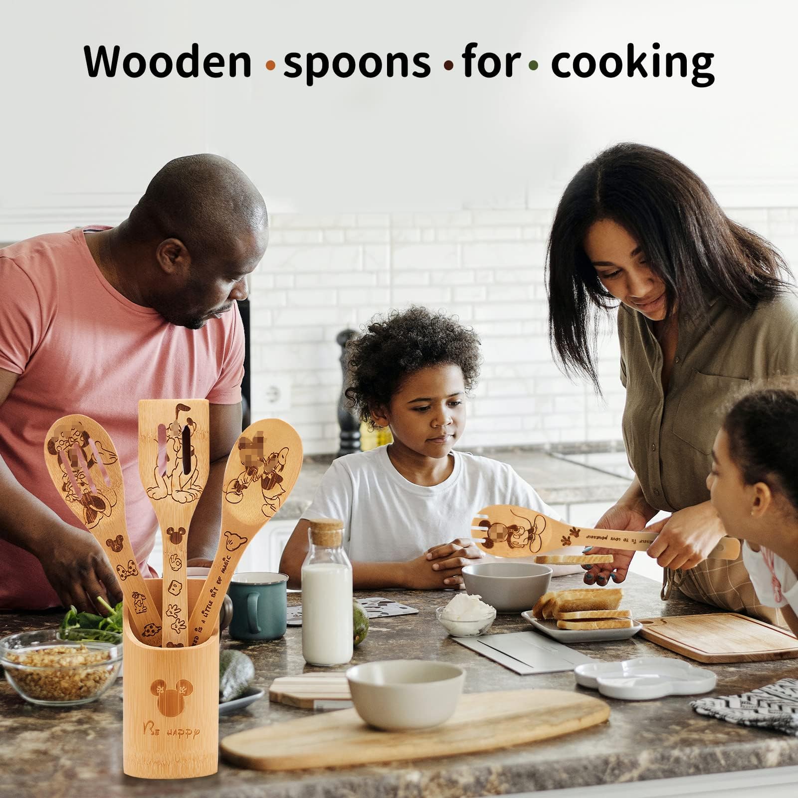 BOZICRE high quality bamboo spoons lightweight and durable.