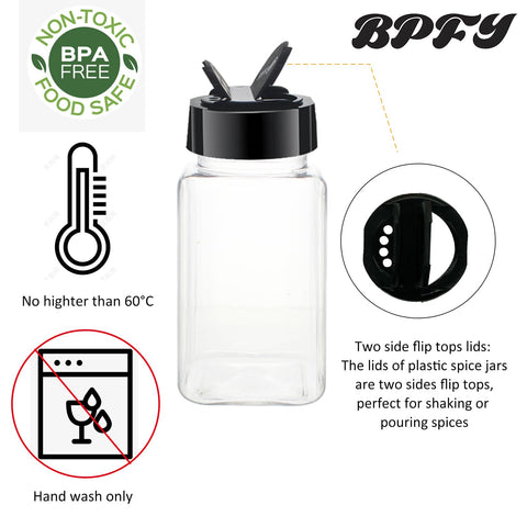 BPFY chalk-labels for spice jars help quick labeling and organization.