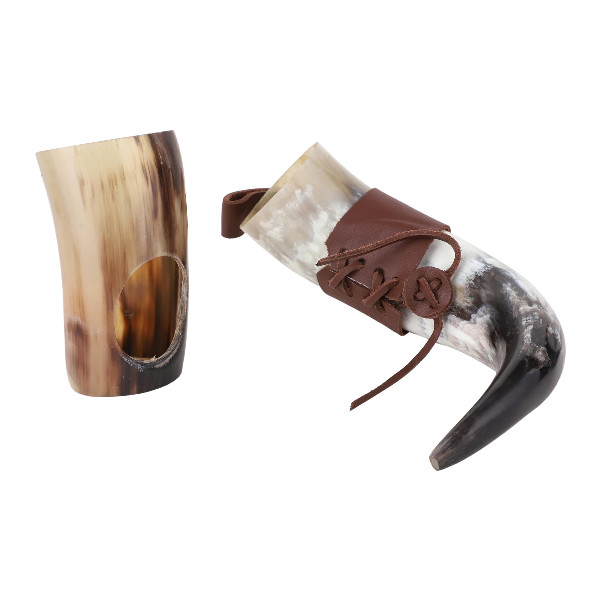 Brainmart Viking horn shot glass for compact toasts and tastings