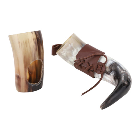 Brainmart Viking horn shot glass for compact toasts and tastings