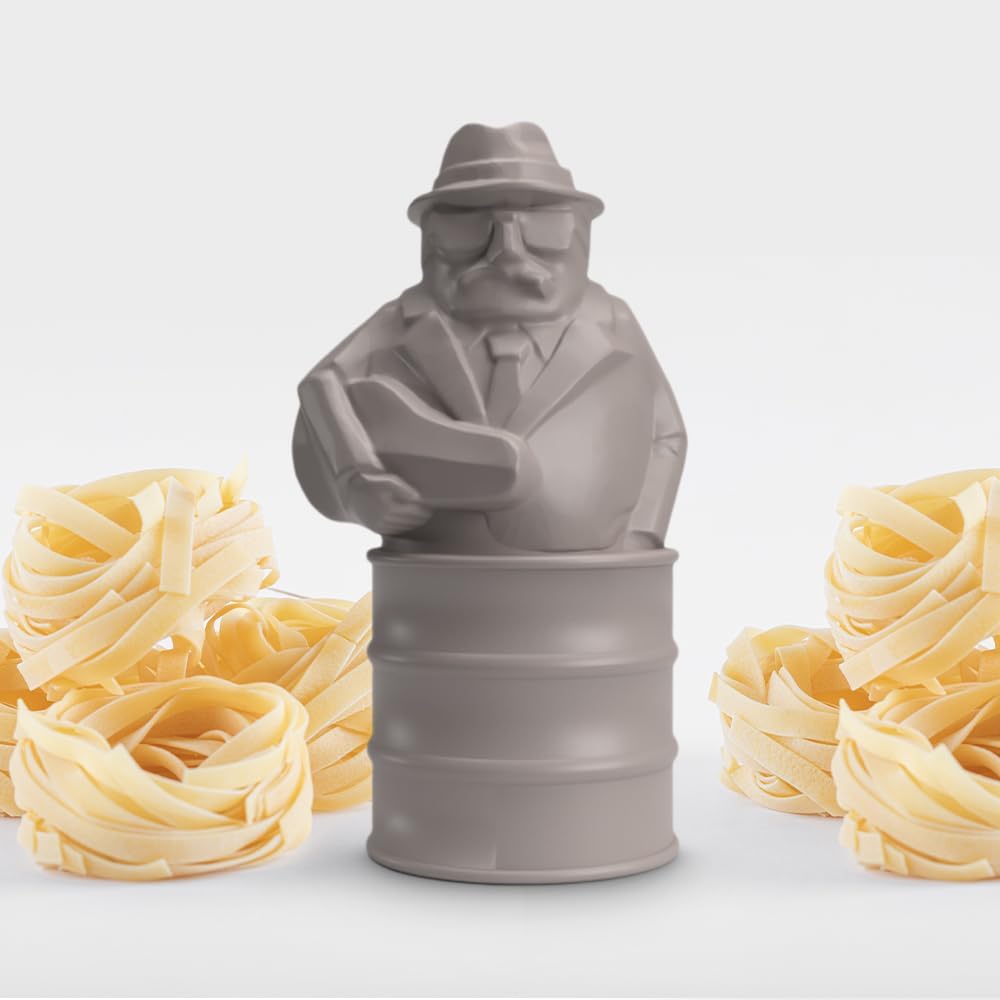 Brainstream Al Dente Taupe works with any pasta shape and pot.