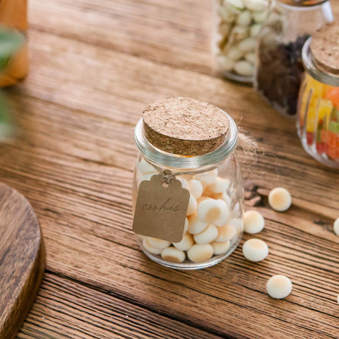 Brajttt dishwasher-safe glass jar, easy to clean and reuse