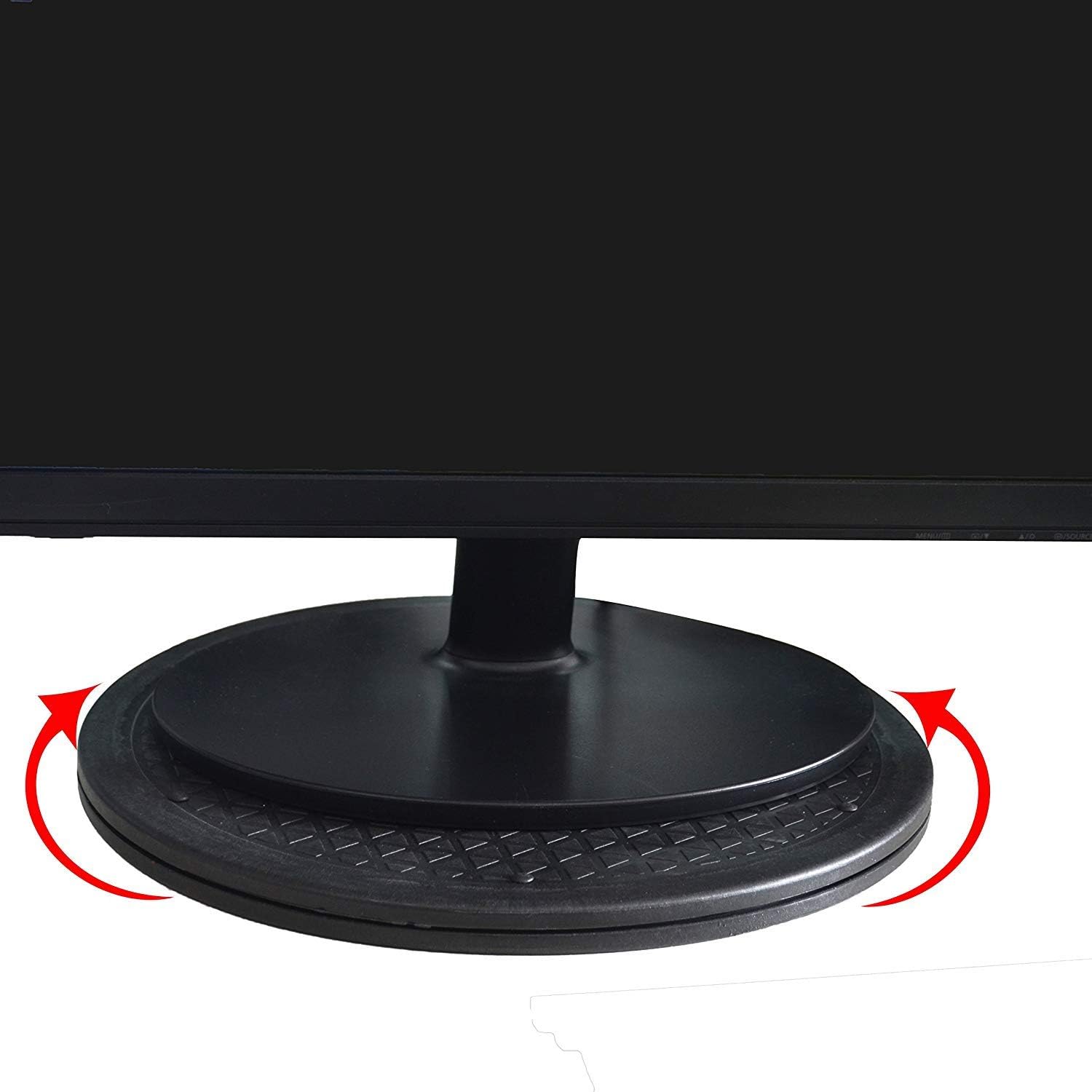 Brand 12-inch rotating swivel turntable allows 360-degree access to items.