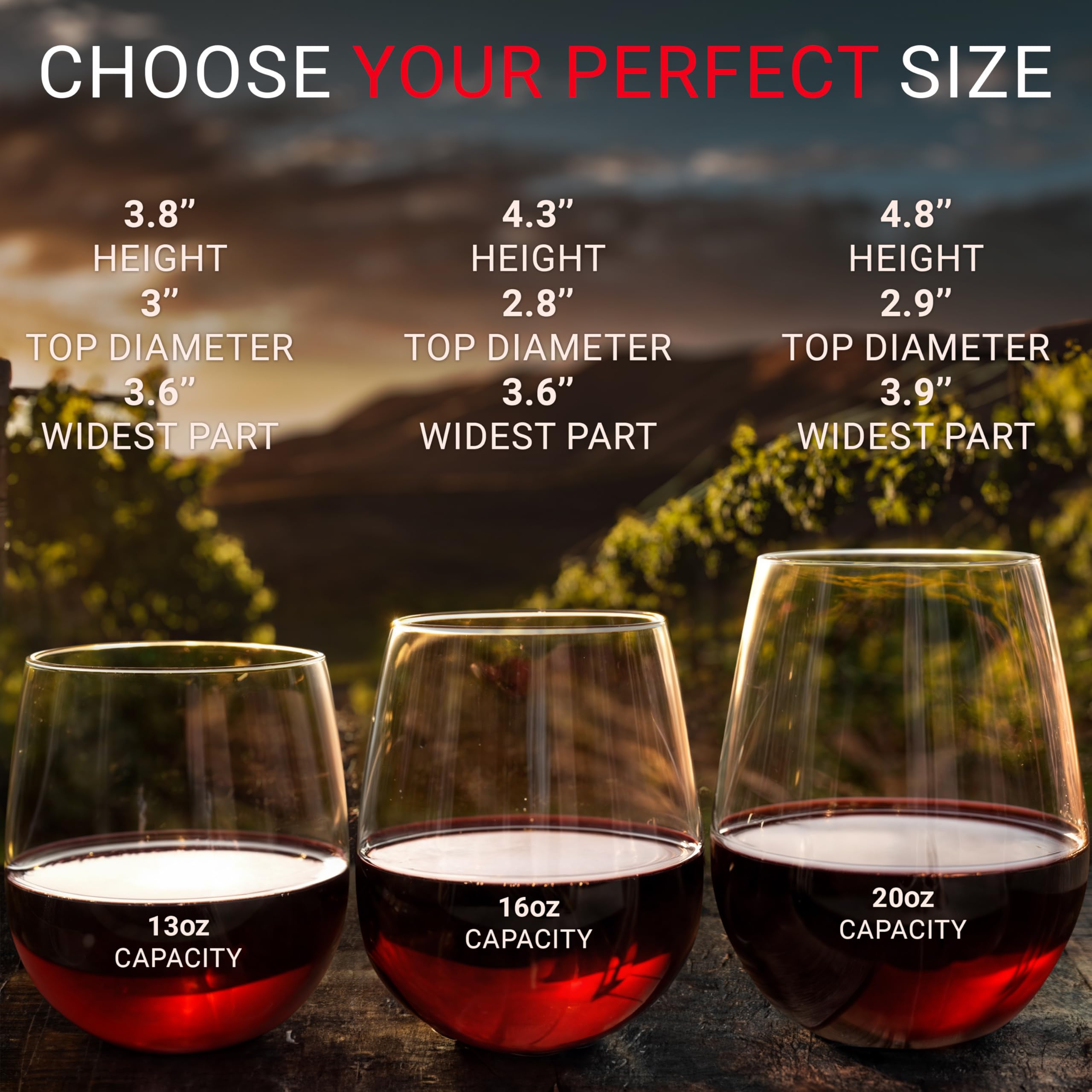 Bravario dishwasher-safe Tritan wine glass designed for easy cleanup.