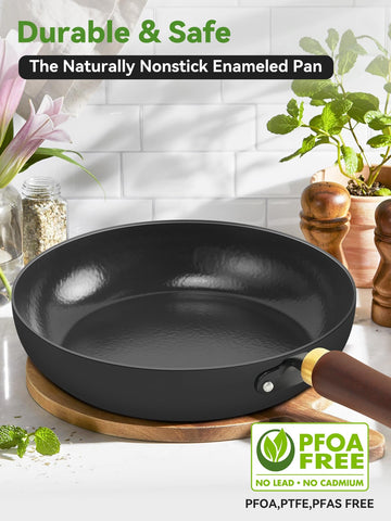 BrBrGo versatile 11-inch skillet for searing, sautéing, and browning