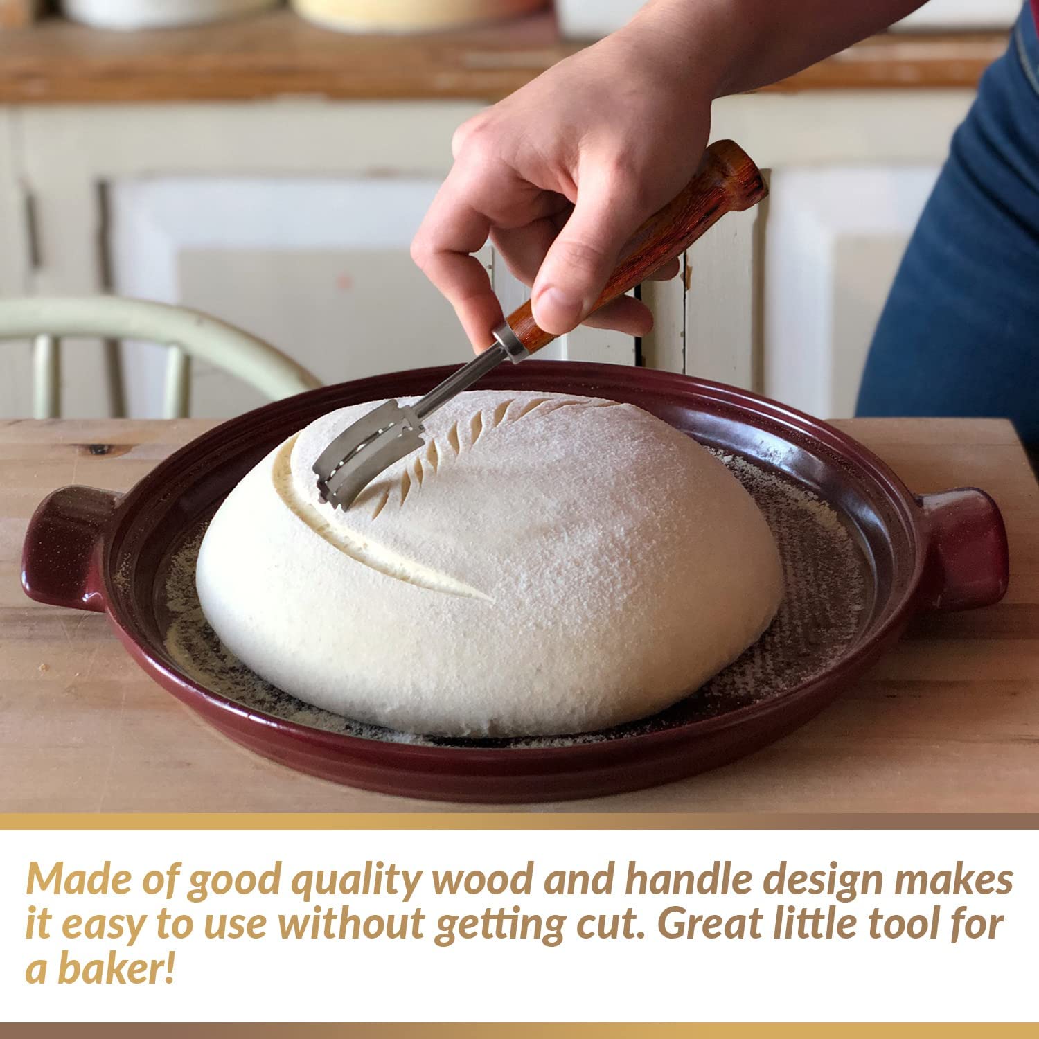 Bread Bosses bakery-looking-loaf showcases professional craftsmanship at home.