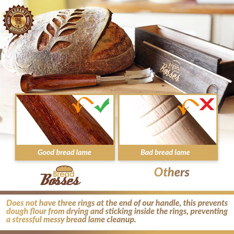 Bread Bosses leather-blade-pouch safely shields edges during storage.