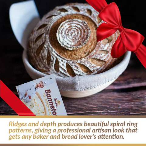 Bread Bosses proofing cloth liner protects dough while proving