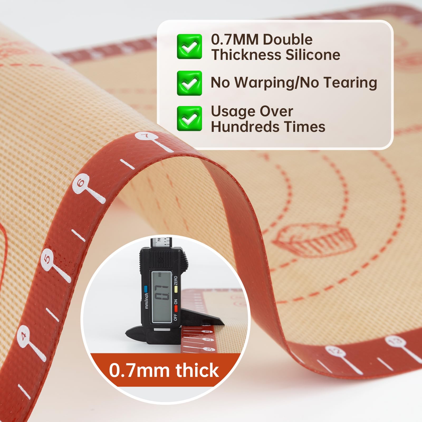 bredominant odor-free surface helps keep smells from lingering after baking