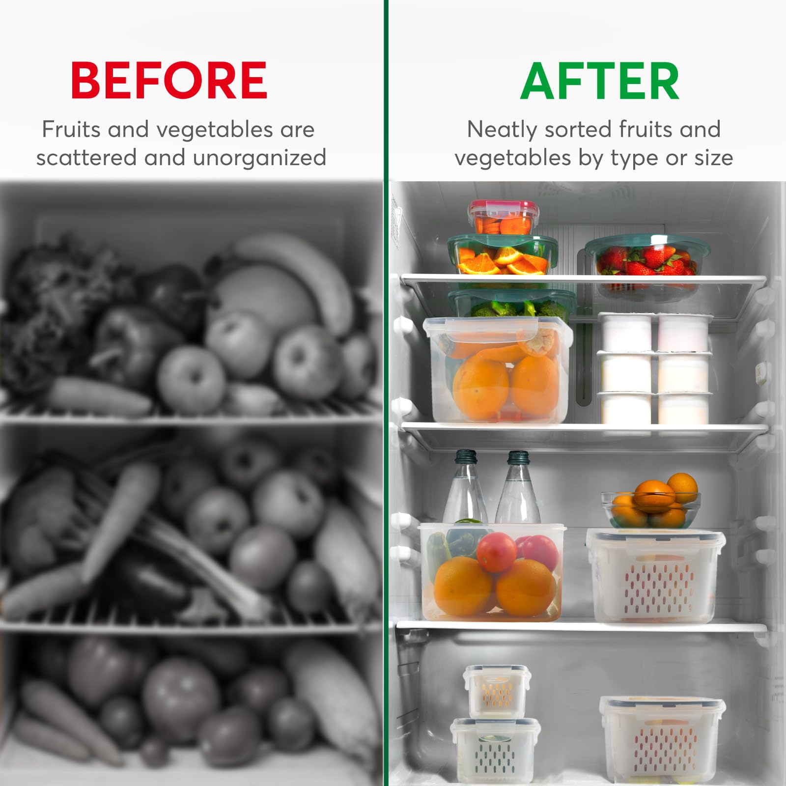 BreezyHome BPA-free plastic keeps produce safe and odors minimal