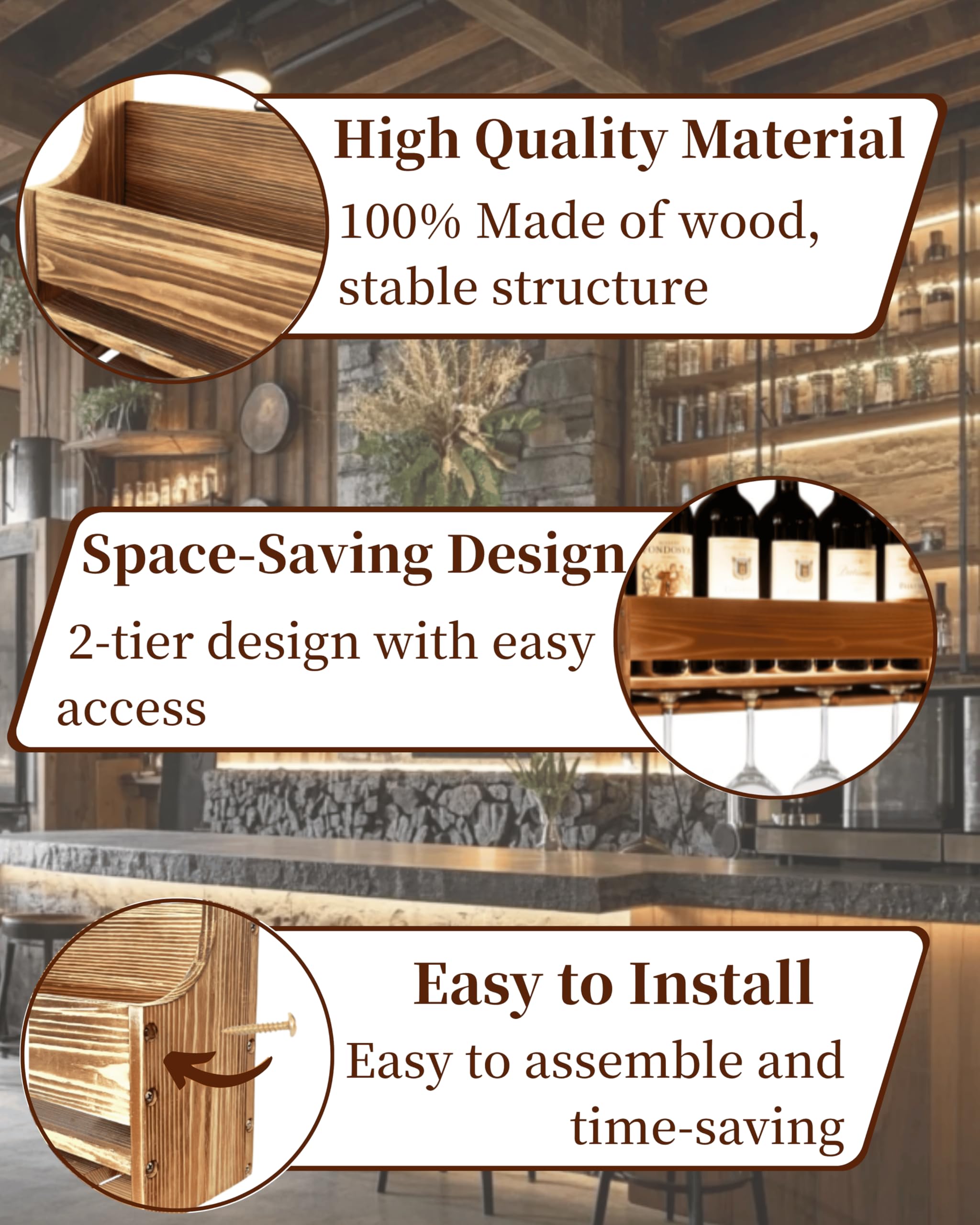 brekle bar shelves blend decor with practical storage