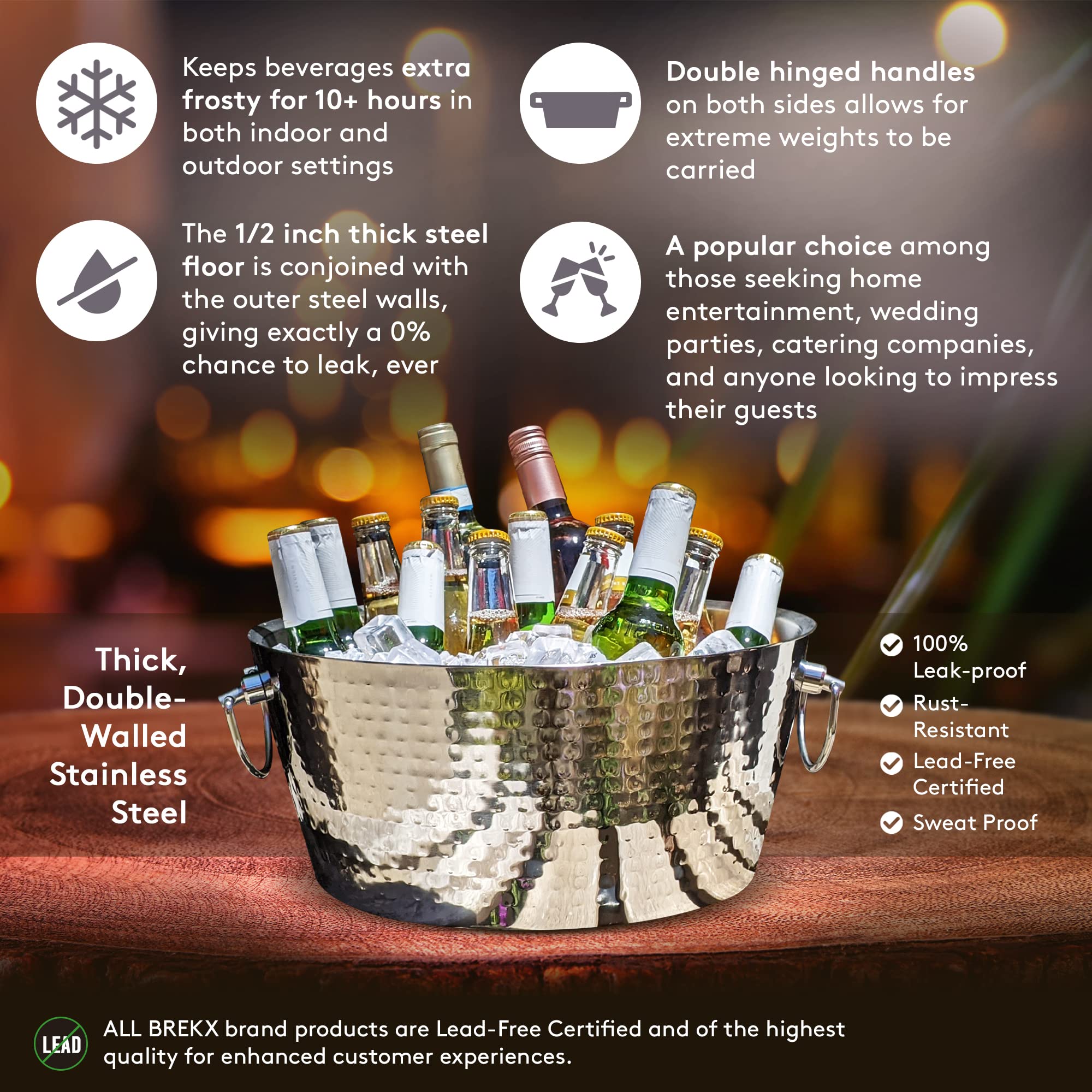 BREKX no-leak design helps prevent drips and keeps surfaces clean.