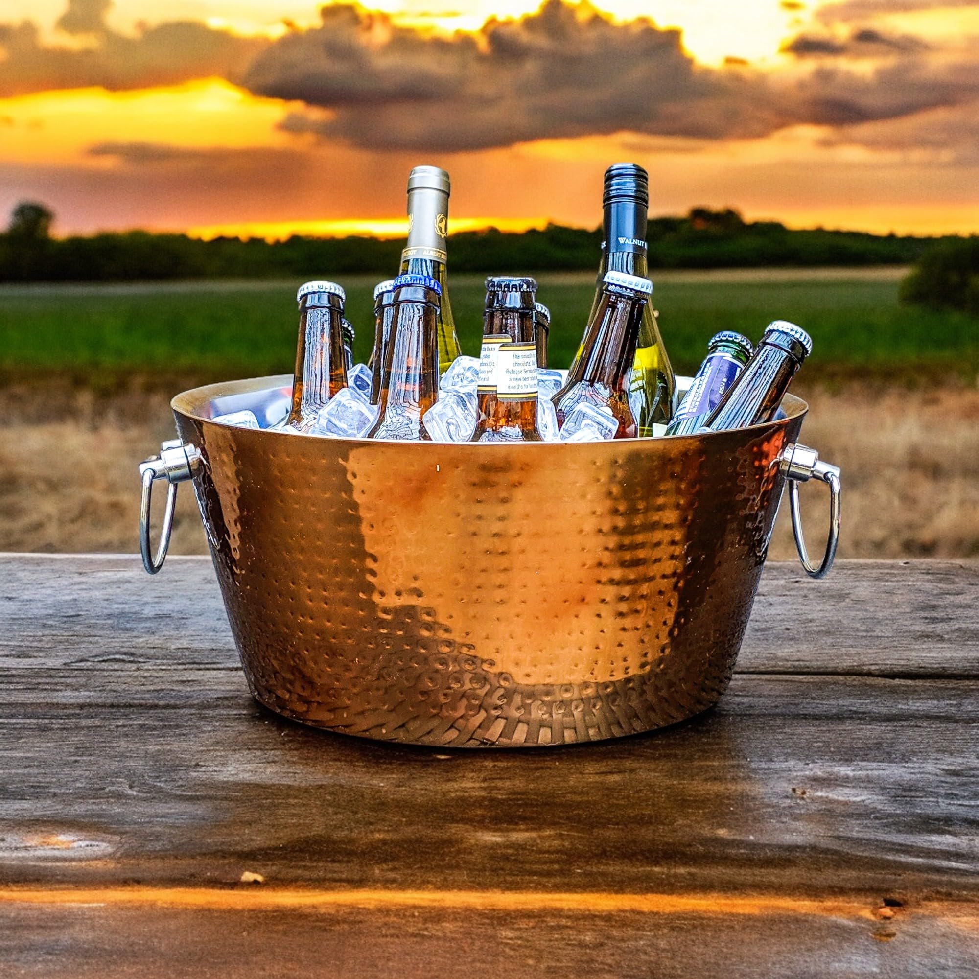 BREKX round party-ready ice bucket for crowd settings