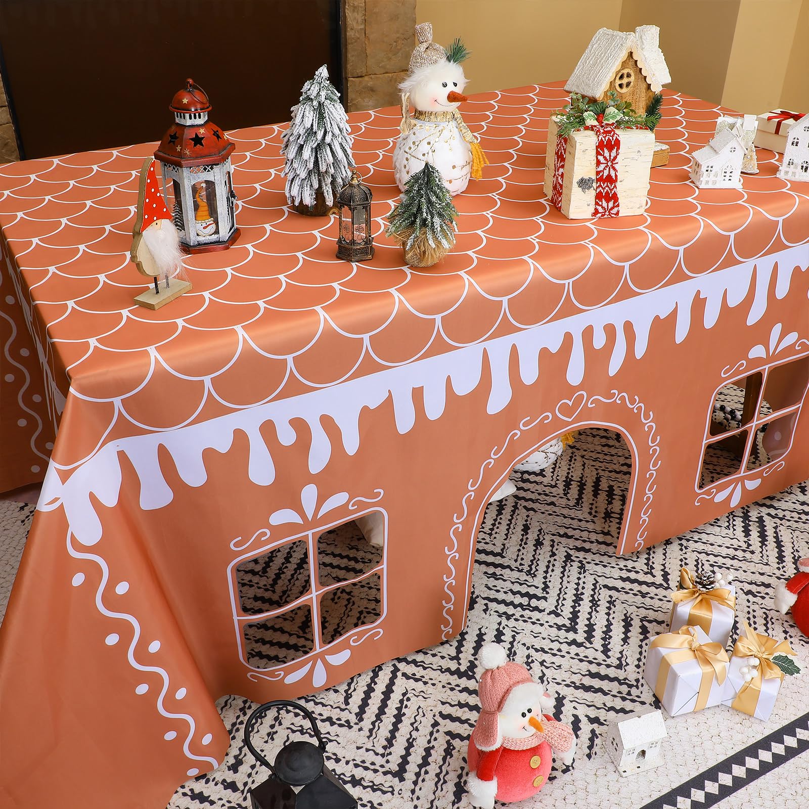 Breling playhouse creates a soft reading nook during winter gatherings