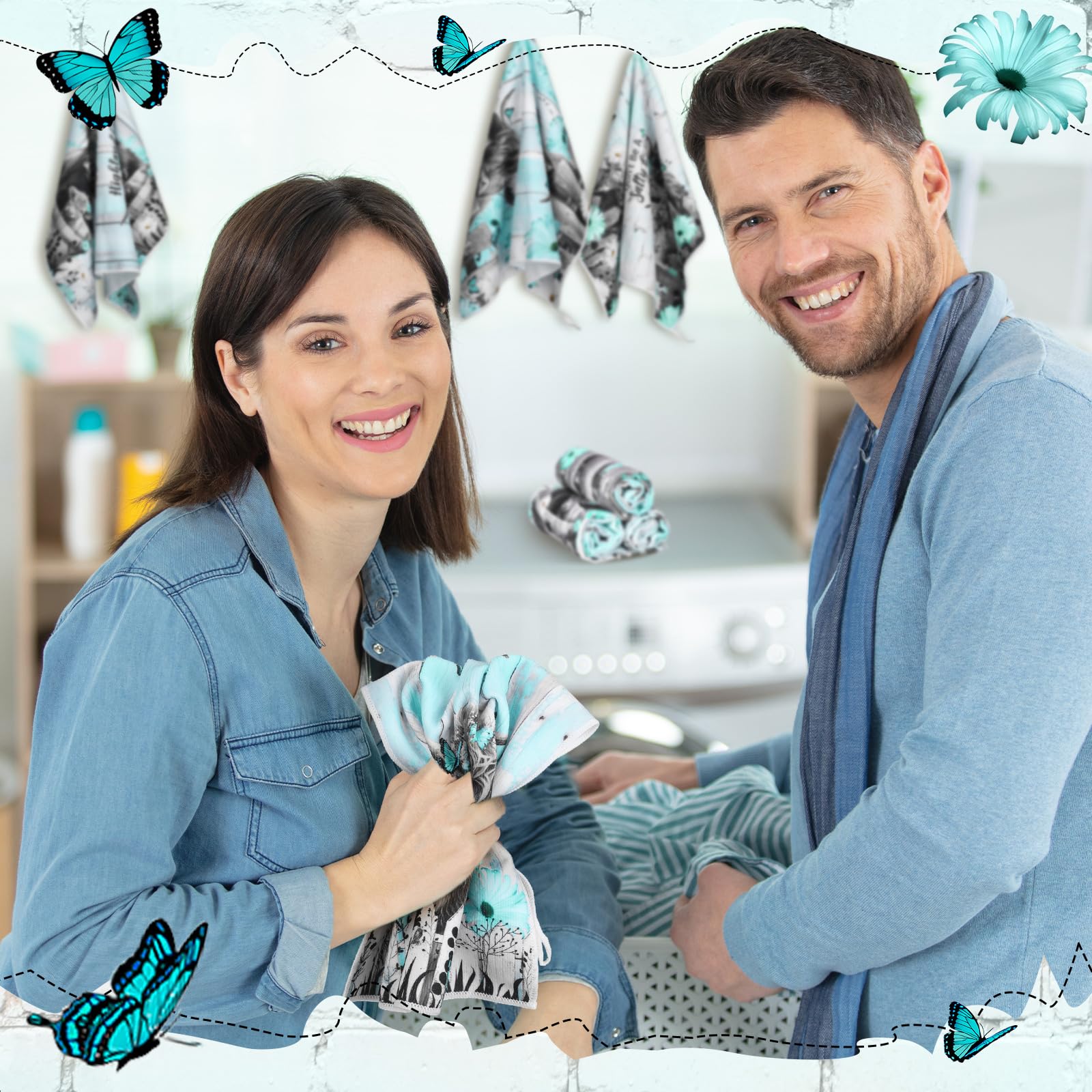 Breling Highland Cattle towel machine-washable for easy care