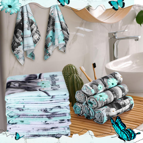 Breling Highland Cattle towel rapid drying after washing