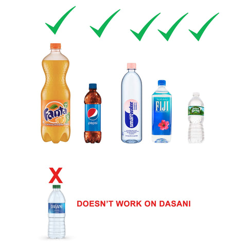 Brenium compact ergonomic grip design enables one-handed bottle opening.